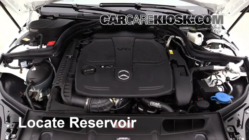 2013 Mercedes-Benz C300 4Matic Sport 3.5L V6 Windshield Washer Fluid Add Fluid